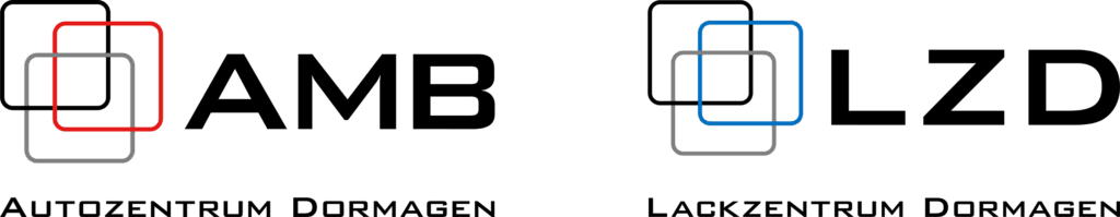 Logos AMB Autozentrum Dormagen und LZD Lackzentrum Dormagen